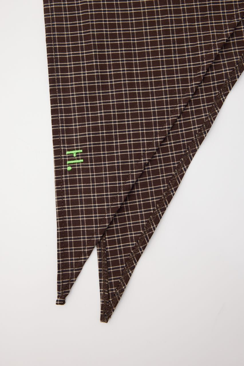 HeRIN.CYE「Checked headscarf」|その他|