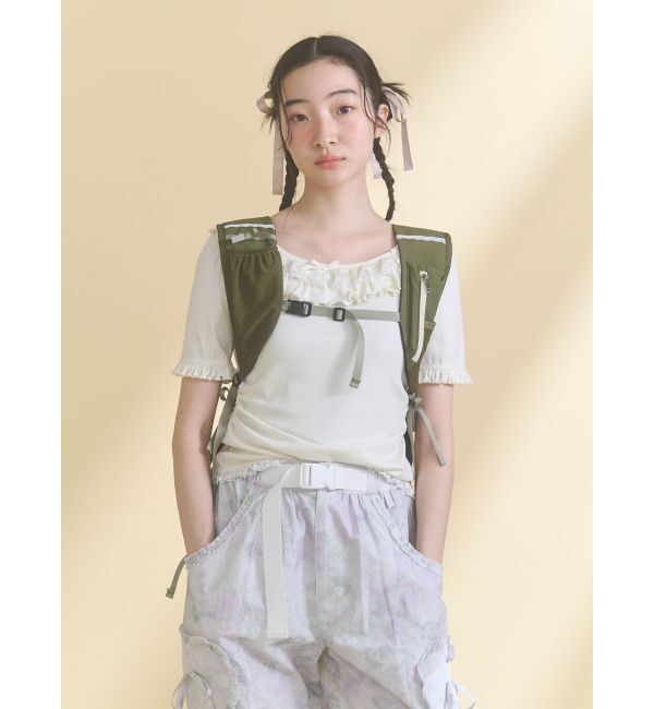 merry jenny「romantic frill summer top」|Tシャツ・カットソー|