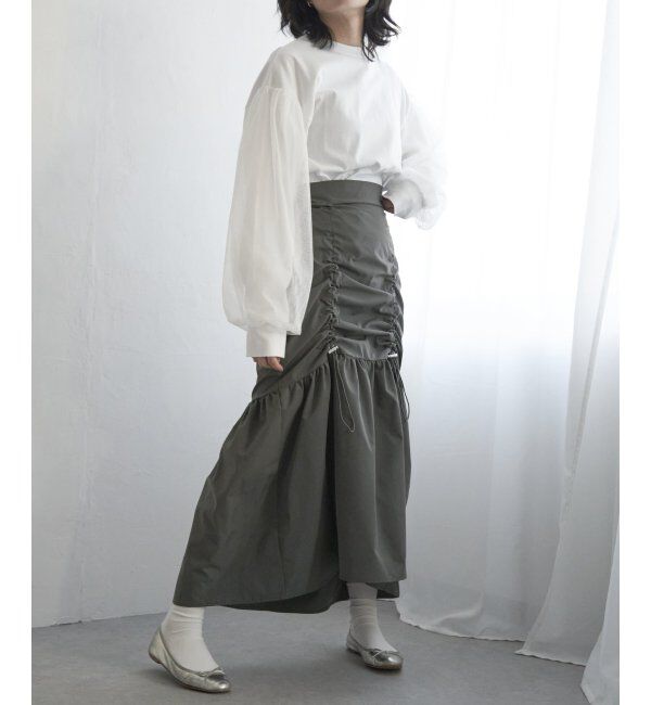 VENCE share style「ベネシャンギャザースカート」|スカート|