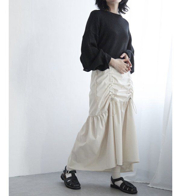 VENCE share style「ベネシャンギャザースカート」|スカート|
