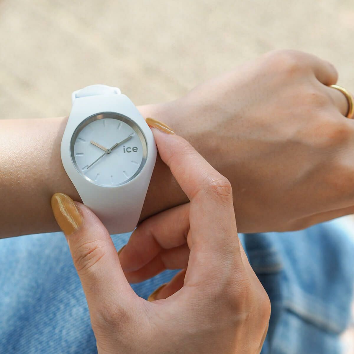 ICE-WATCH「〈ICE-WATCH(ｱｲｽｳｫｯﾁ)〉ICE ANY　ﾎﾜｲﾄ ﾐﾃﾞｨｱﾑ」|腕時計|