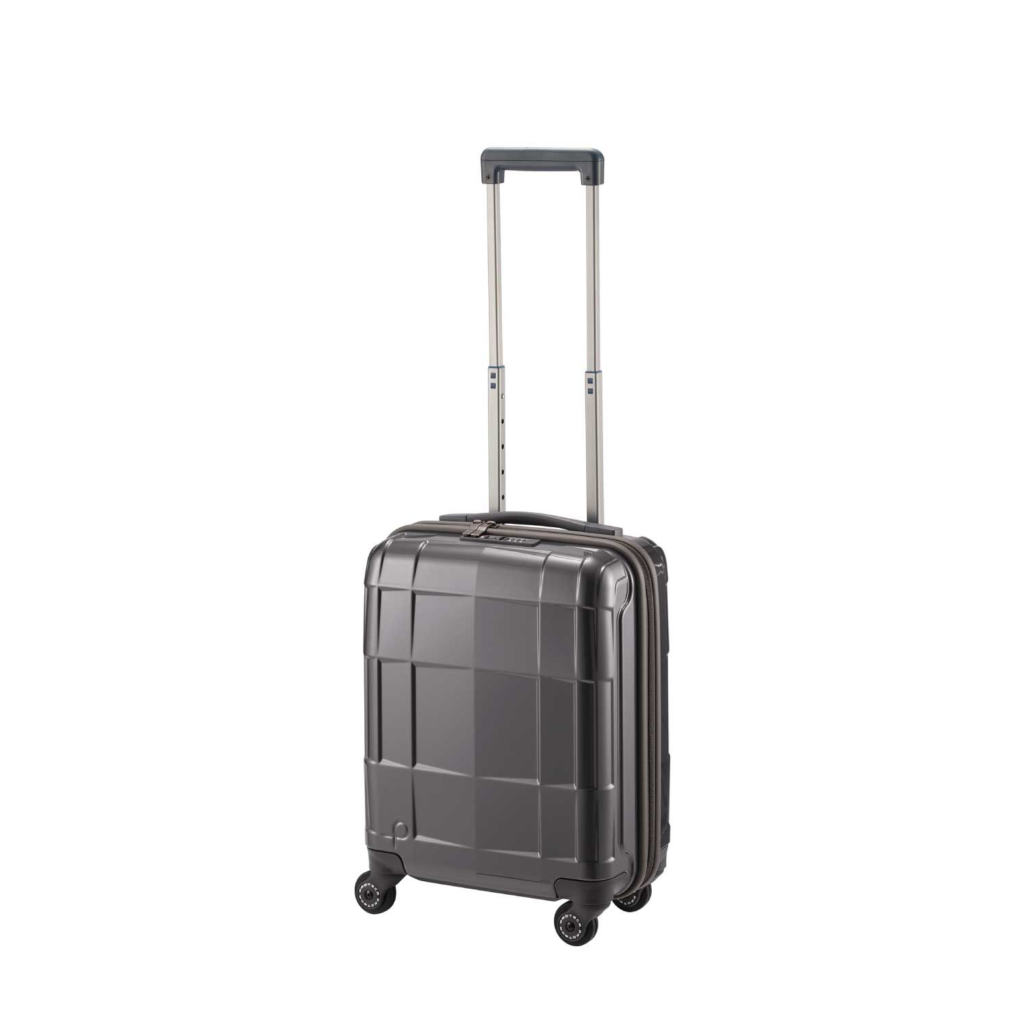PROTECA「PROTECA／プロテカ スタリアCXR 02350 スーツケース 日本製 コインロッカー 機内持ち込み 22L」|キャリーケース|ガンメタリック