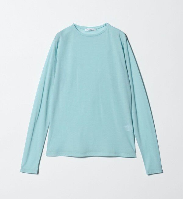 BEAUTY&YOUTH UNITED ARROWS「コットンナイロン天竺 シアー クルーネック Tシャツ」|Tシャツ・カットソー|