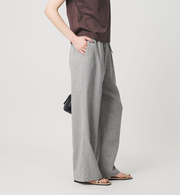 BEAUTY&YOUTH UNITED ARROWS「リネンライク ライトイージーパンツ ウォッシャブル 防シワ」|その他|LT.GRAY