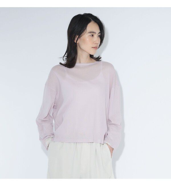 BEAMSBOY「maturely / チュール リバーシブル カフ ロングスリーブ」|Tシャツ・カットソー|