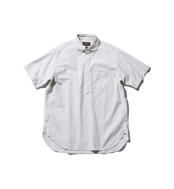 BEAMS「B.D. Pullover Classic-fit Oxford Tattersall」|シャツ・ブラウス|BLUE