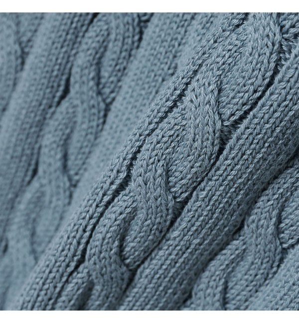 BEAMS PLUS「Knit Polo Cable」|ポロシャツ|