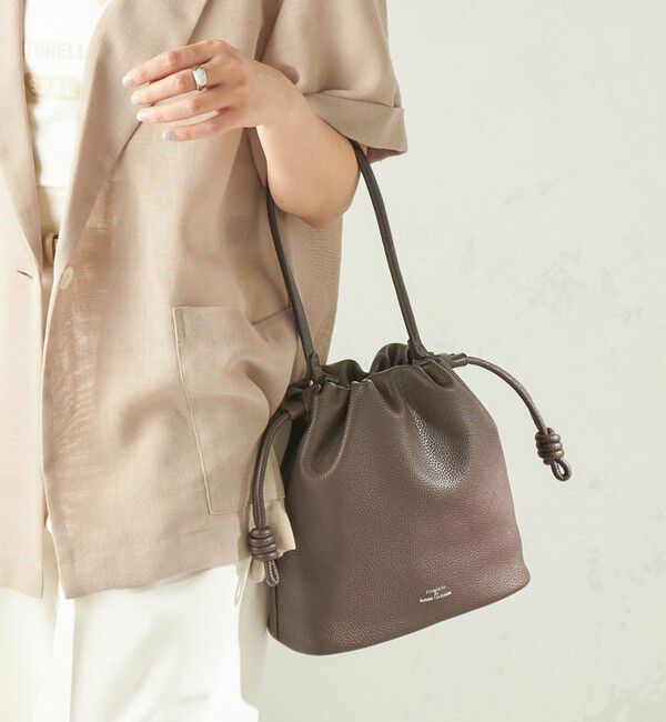 SHIPS for women「【WEB限定】George Cinq:DRAWSTRING BAG（S）」|ショルダー・メッセンジャー|ブラウン