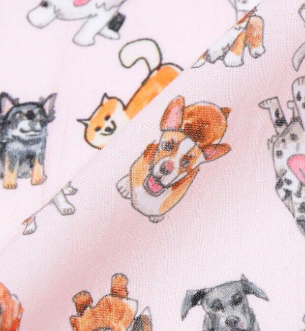 SHIPS「【City Ambient Products別注】Ben Lenovitz: DOG CAT ハンカチーフ」|ハンカチ|