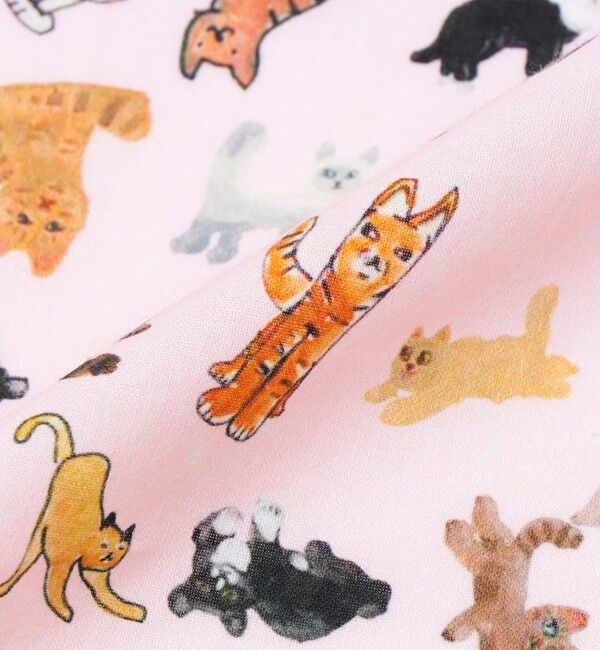 SHIPS「【City Ambient Products別注】Ben Lenovitz: DOG CAT ハンカチーフ」|ハンカチ|