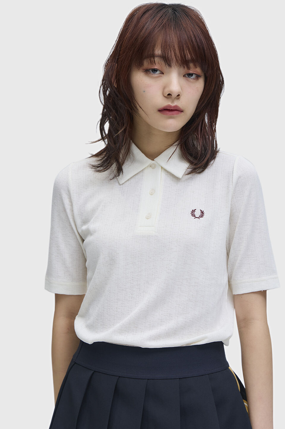FRED PERRY 「Sheer Rib Polo Shirt／シアーリブポロシャツ」|ポロシャツ|