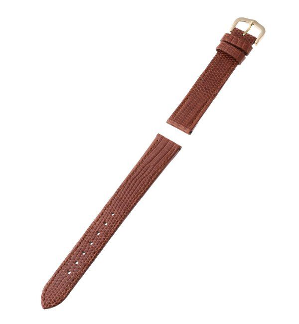 HIROB「lizard leather belt 15mm」|その他|キャメル