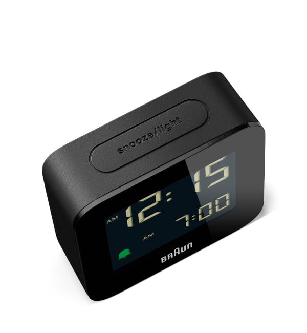 HIROB「《予約》BRAUN DIGITAL ALARM CLOCK BLACK BC08B」|クロック・置時計|
