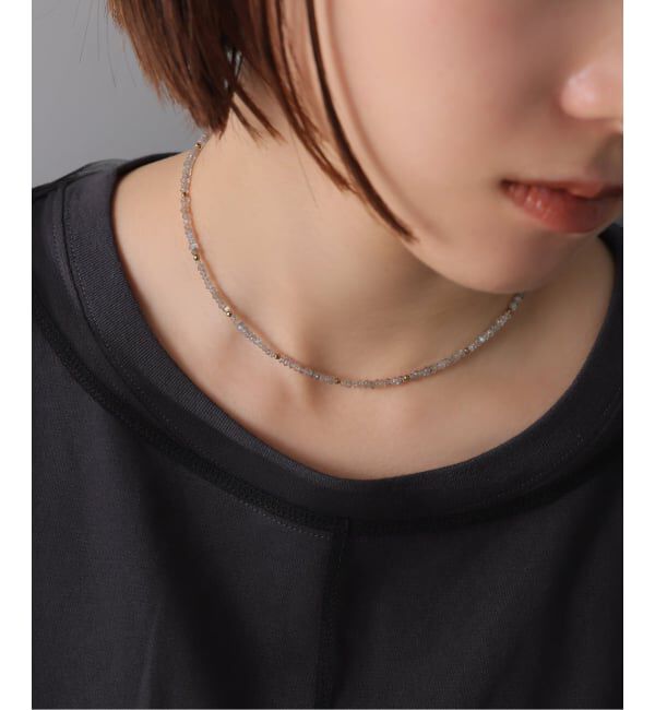 Spick and Span「《予約》【SAMH by LILAS】ラブラドライトネックレス SV」|ネックレス|