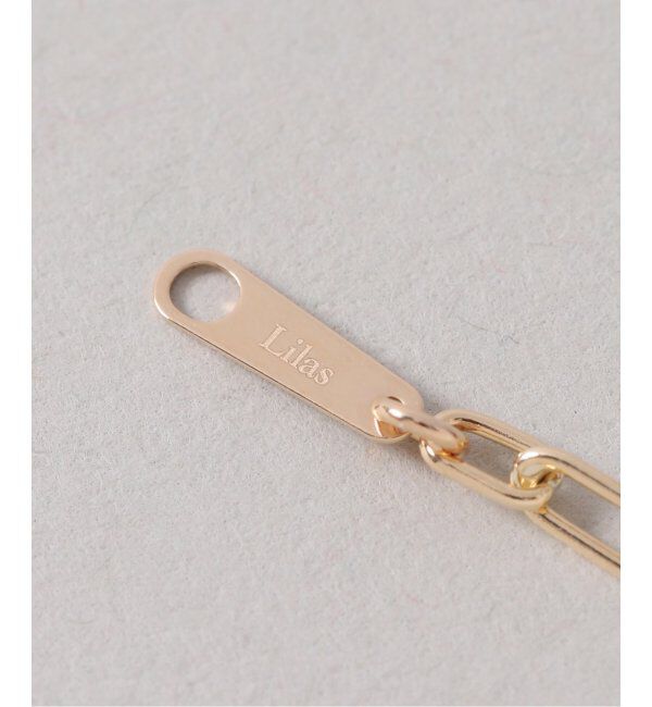 Lilas by Spick&Span「ロングクリップチェーンネックレス K18」|ネックレス|