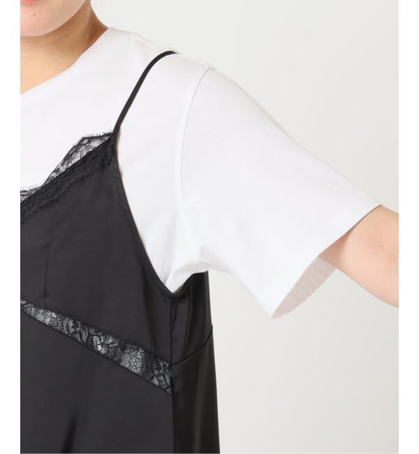 U by SPICK&SPAN「サテンレースキャミ」|キャミソール|