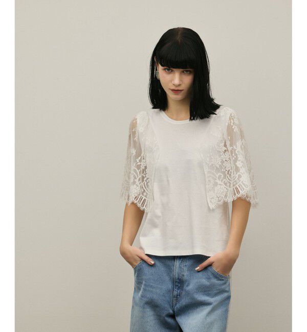 Diagram「レースフレアカットトップ」|Tシャツ・カットソー|