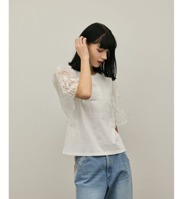 Diagram「レースフレアカットトップ」|Tシャツ・カットソー|