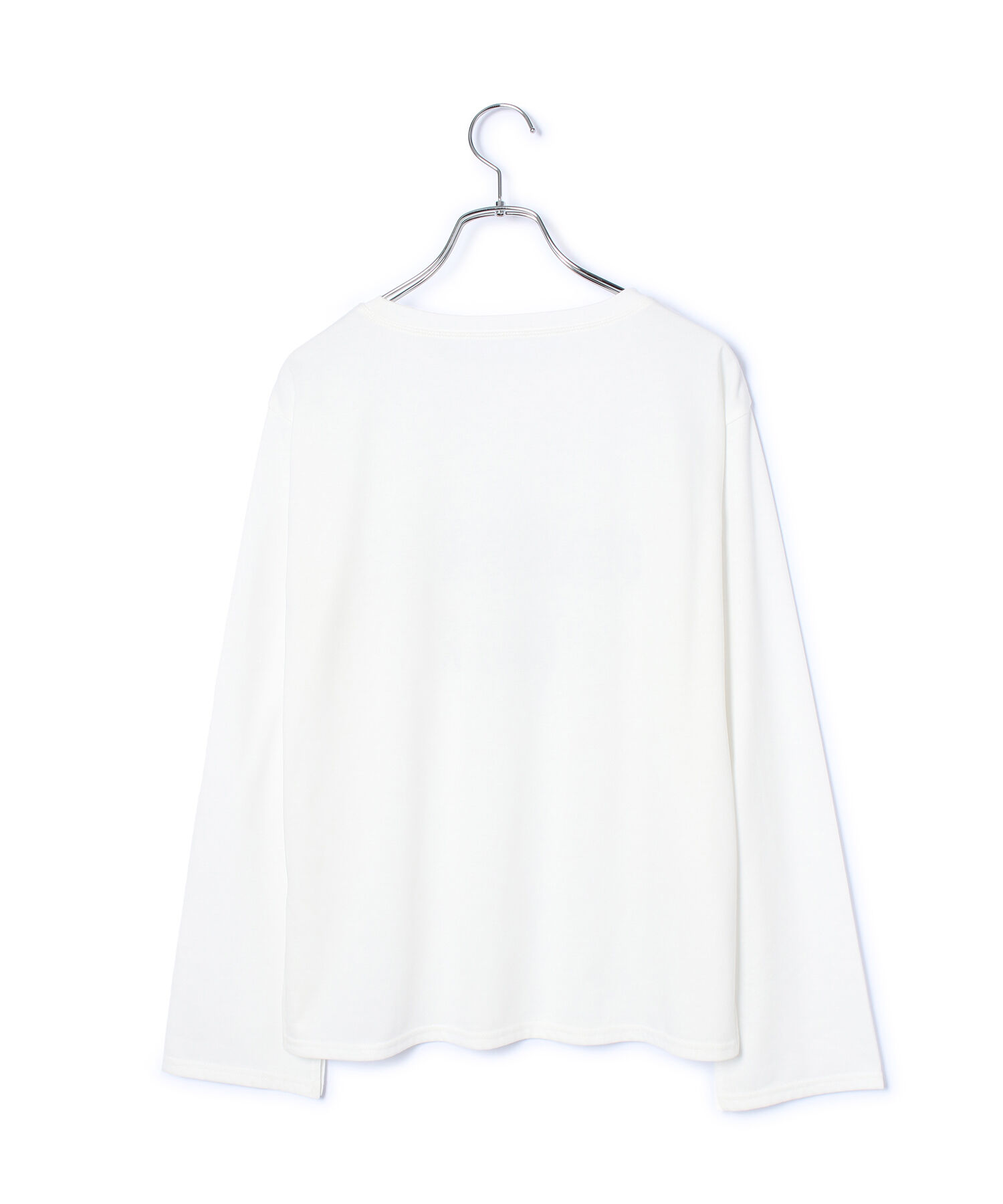 VIS「スタッズ&times;ロゴデザインロングTシャツ」|Tシャツ・カットソー|