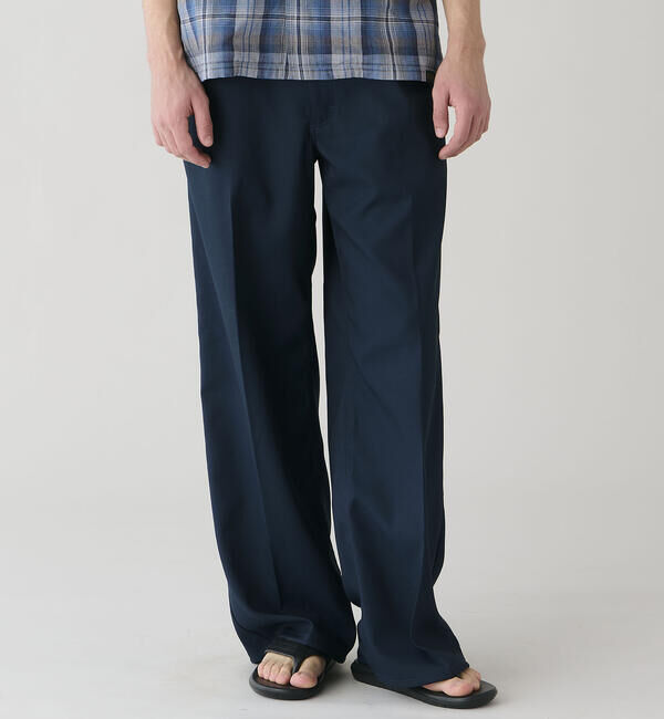  「Wrangler | 〈別注〉 WRANCHER ワイドスラックス NAVY MEN」|チノ|NAVY