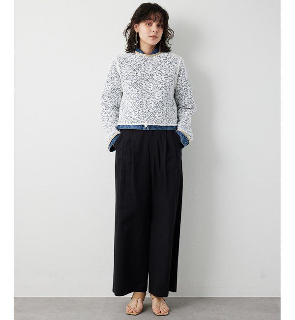 THE PAUSE「【THE PAUSE】コットンリネンタックパンツ」|その他|