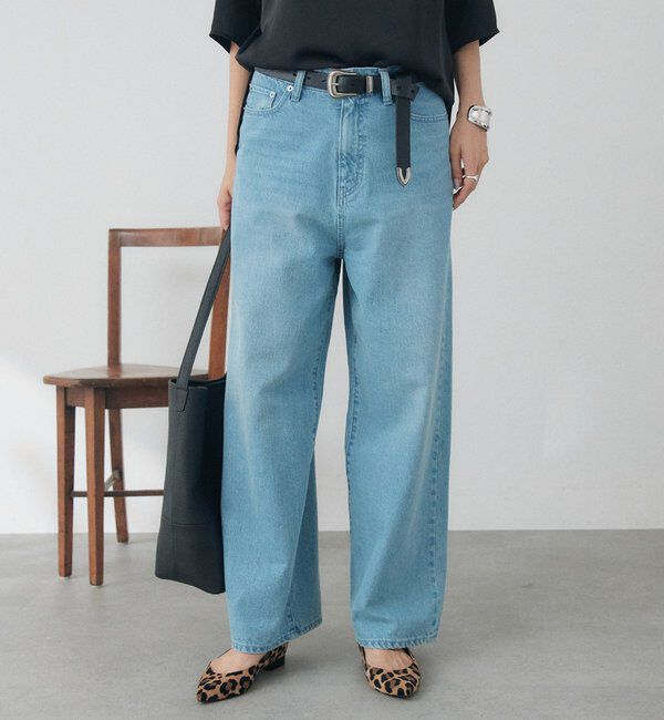  「予約【A・MONN】【手洗い可】handsome DENIM PANTS」|デニム|