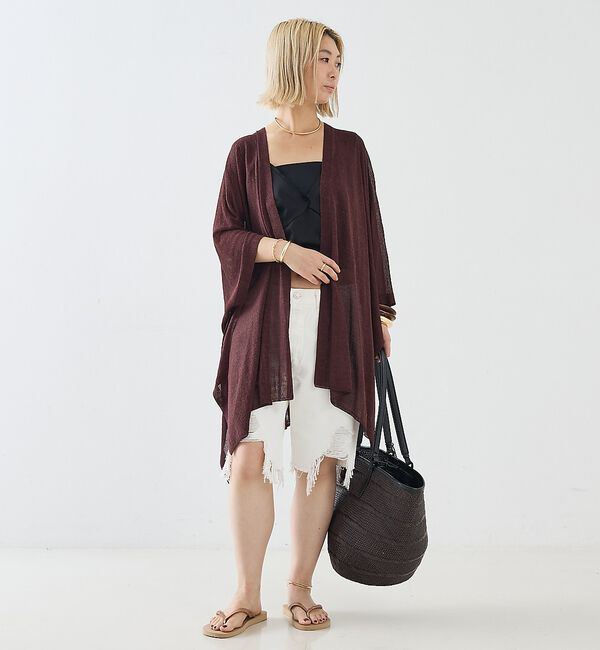 The Store by C' 「【TOTEME】Cropped Satin Camisole／クロップドサテンキ」|キャミソール|