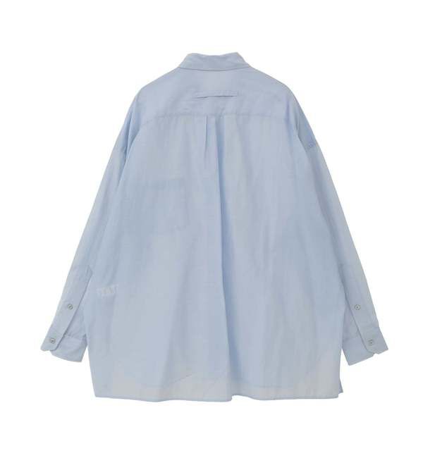Liesse「【TICCA/ティッカ】コットンシルクスクエアビッグシャツ（TBFS-113）」|シャツ・ブラウス|