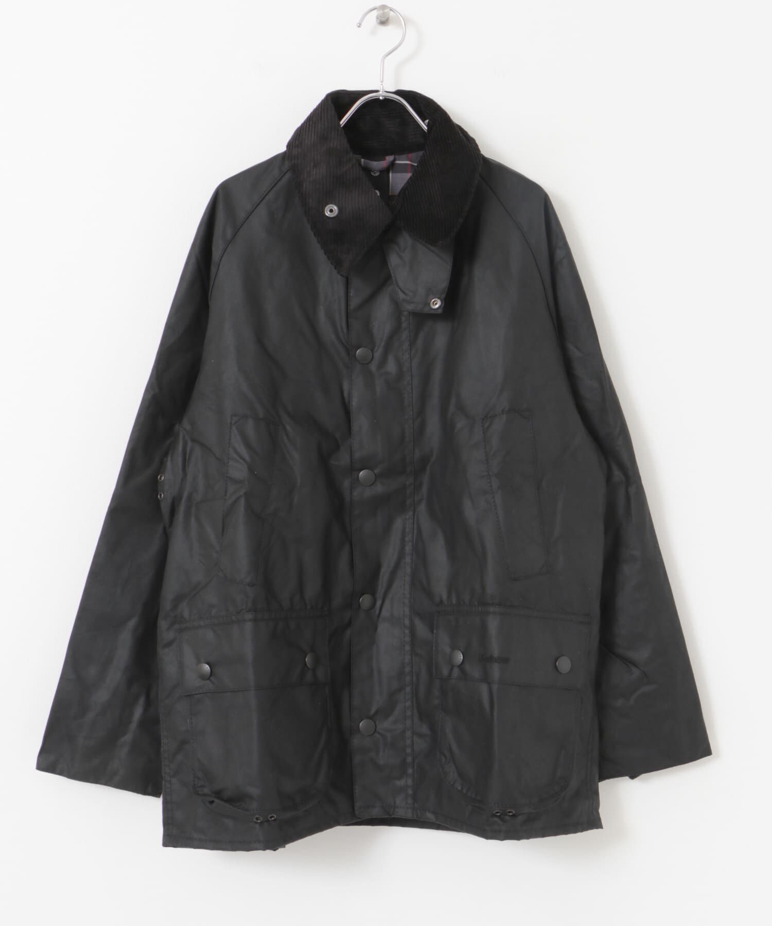 URBAN RESEARCH DOORS「Barbour　BEDALE WAX JACKET」|ノーカラーコート|