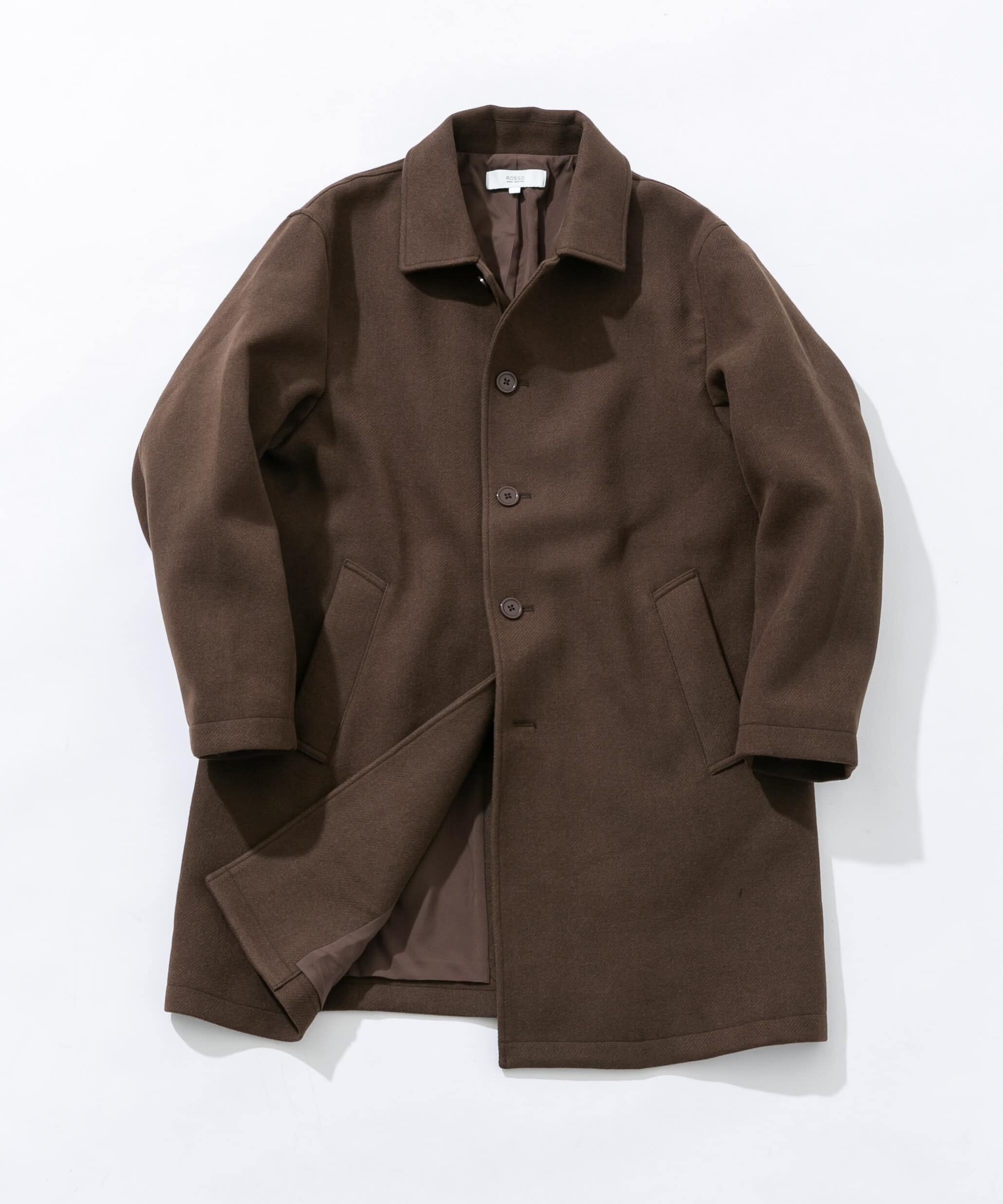 URBAN RESEARCH ROSSO「『XLサイズあり』light meltonステンカラーコート」|ステンカラーコート|