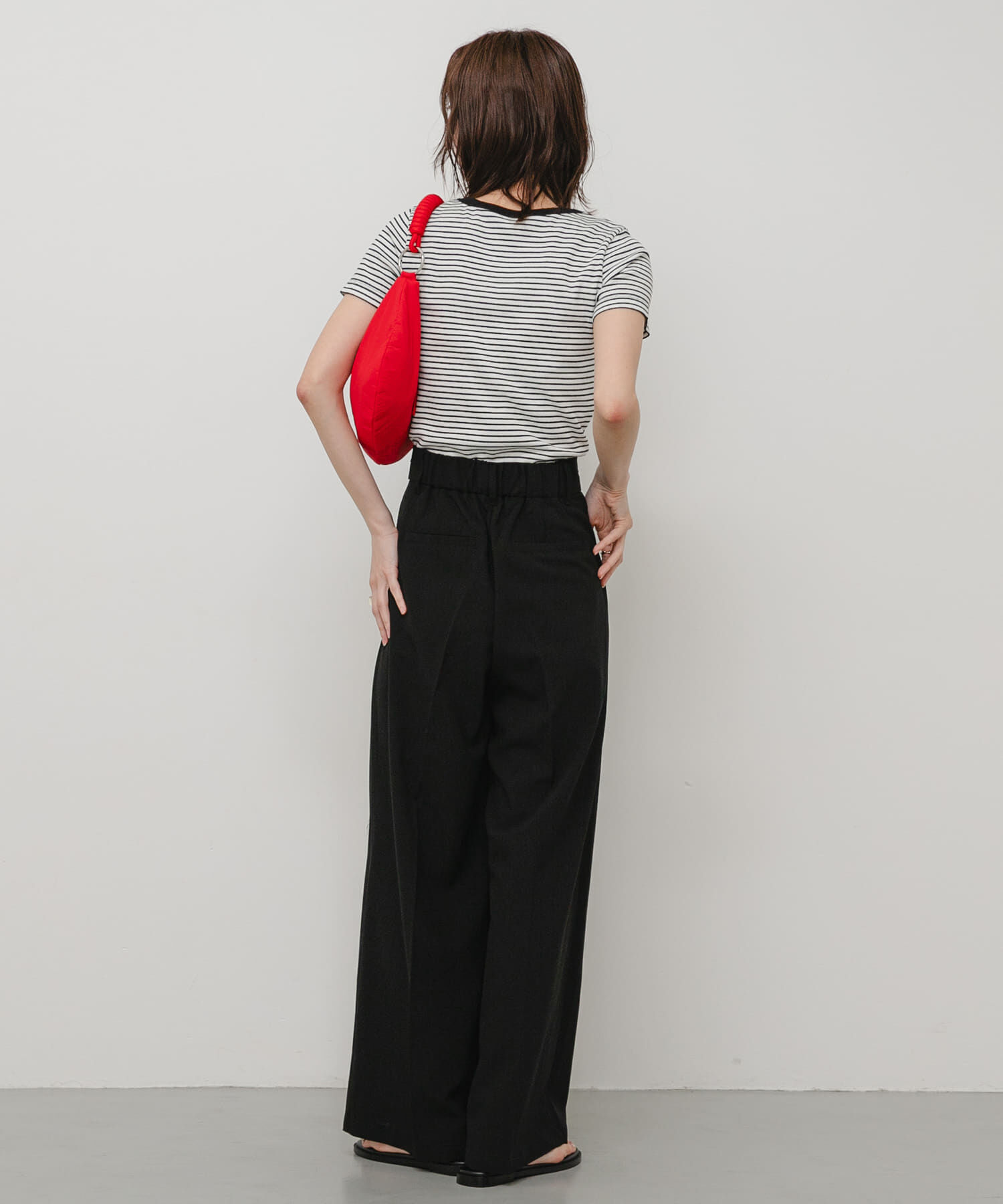 SENSE OF PLACE by URBAN RESEARCH「ラウンドネックリブTシャツ(半袖)」|Tシャツ・カットソー|