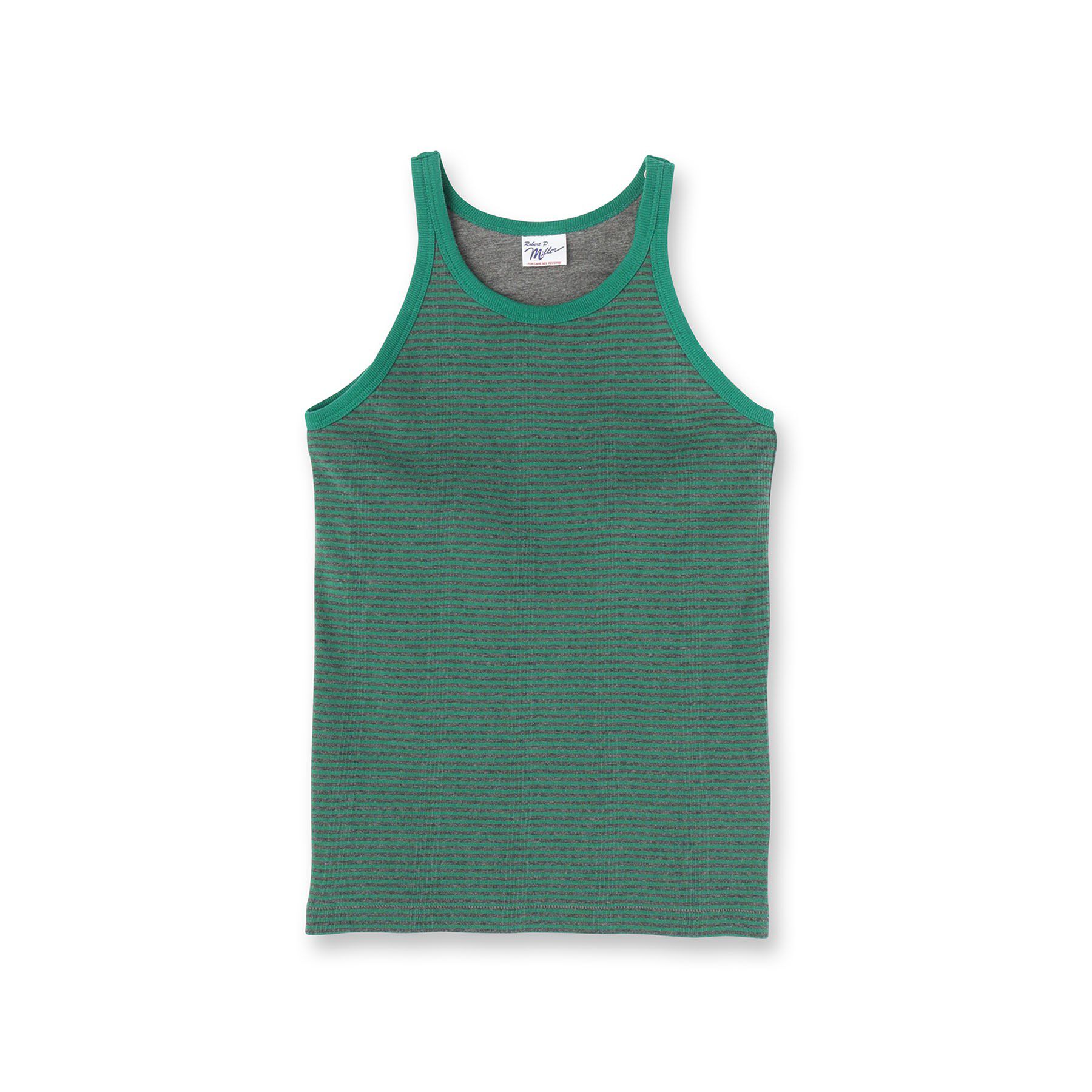 DRESSTERIOR「Robert．P．Miller（ロベルト・ピー・ミラー）Prib A／S タンクトップ」|キャミソール|グリーン(324)