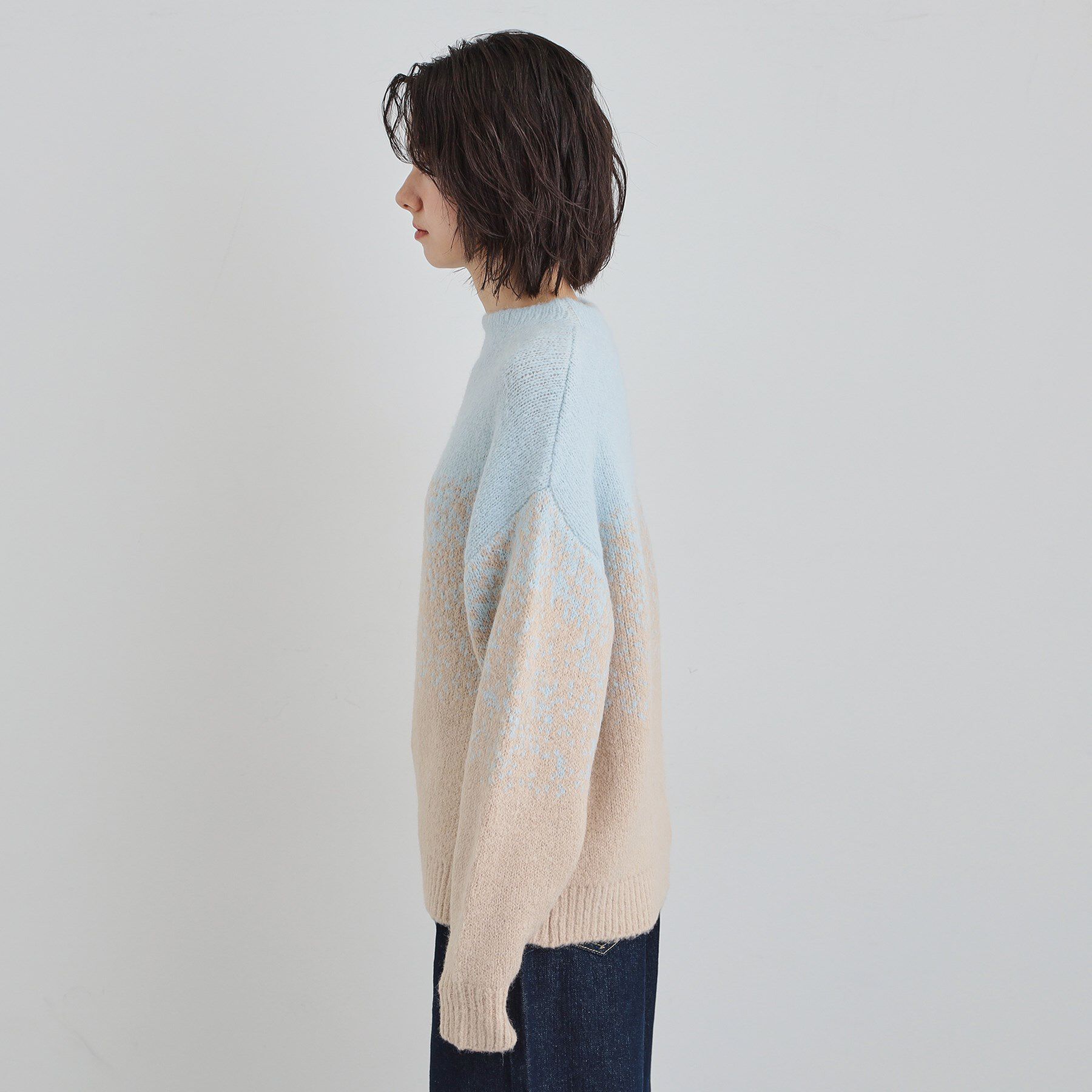 THE SHOP TK「バルキーブレンドヤーンニットプルオーバー」|ニット・セーター|