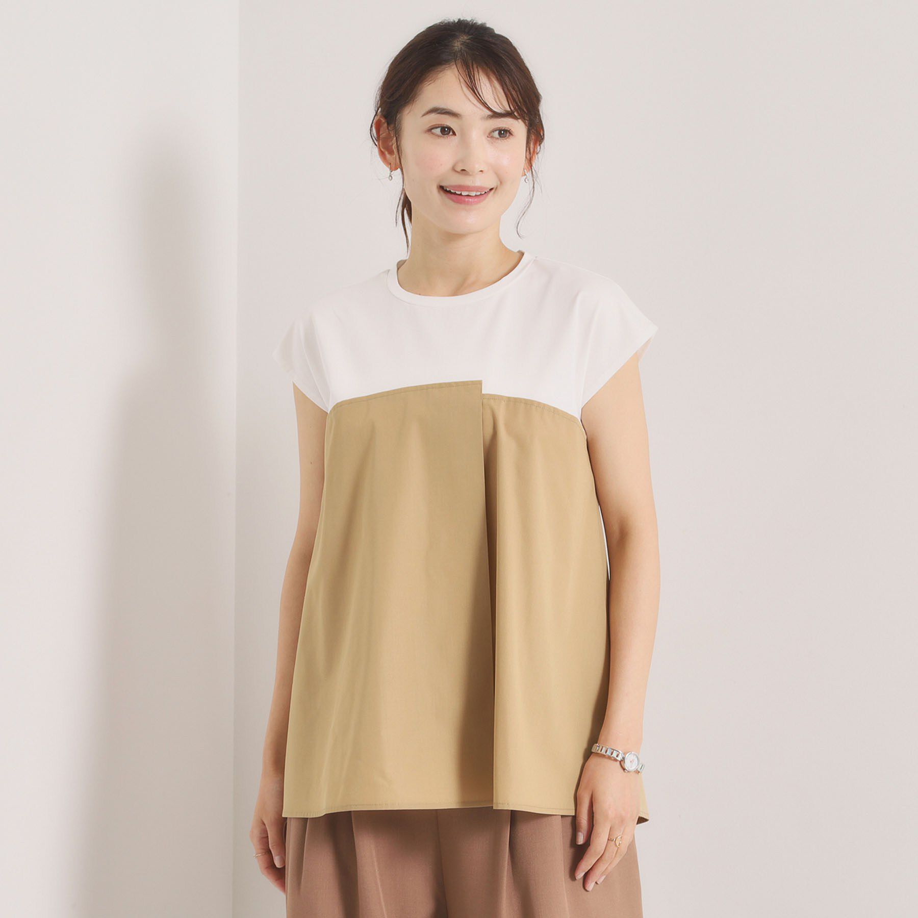 ITS&rsquo;DEMO「【冷感／速乾】ビスチェ風プルオーバー」|Tシャツ・カットソー|