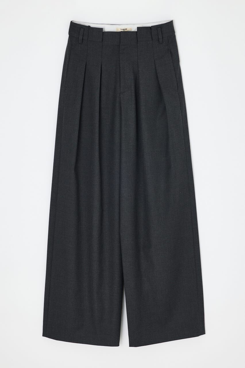 SLY「L／W TUCK WIDE トラウザー」|その他|BLK