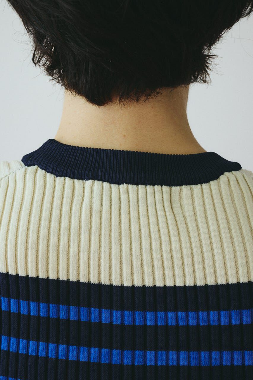 HeRIN.CYE「Randam Border knit tops」|ニット・セーター|