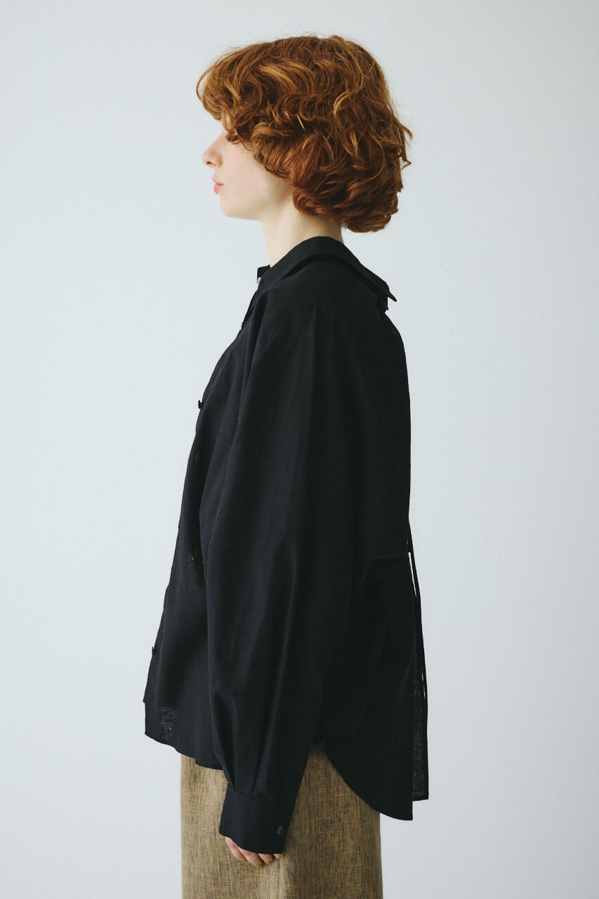 HeRIN.CYE「Back shirring shirt」|シャツ・ブラウス|