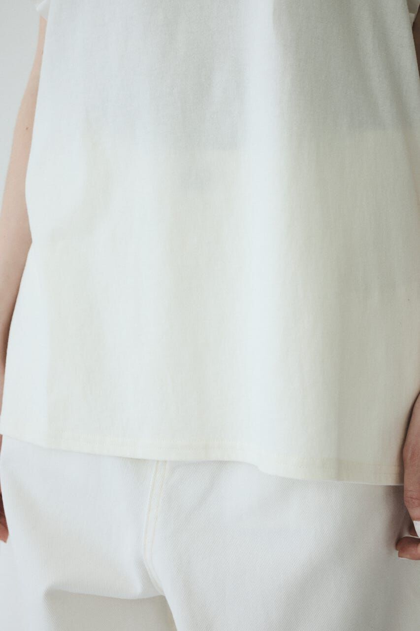 HeRIN.CYE「Point frill box tops」|Tシャツ・カットソー|