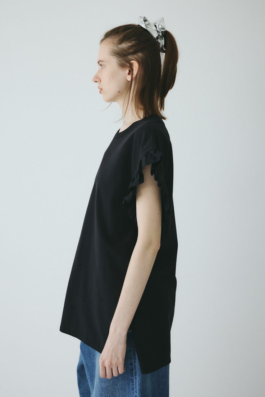 HeRIN.CYE「Point frill box tops」|Tシャツ・カットソー|