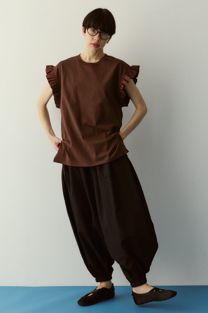 HeRIN.CYE「Point frill box tops」|Tシャツ・カットソー|