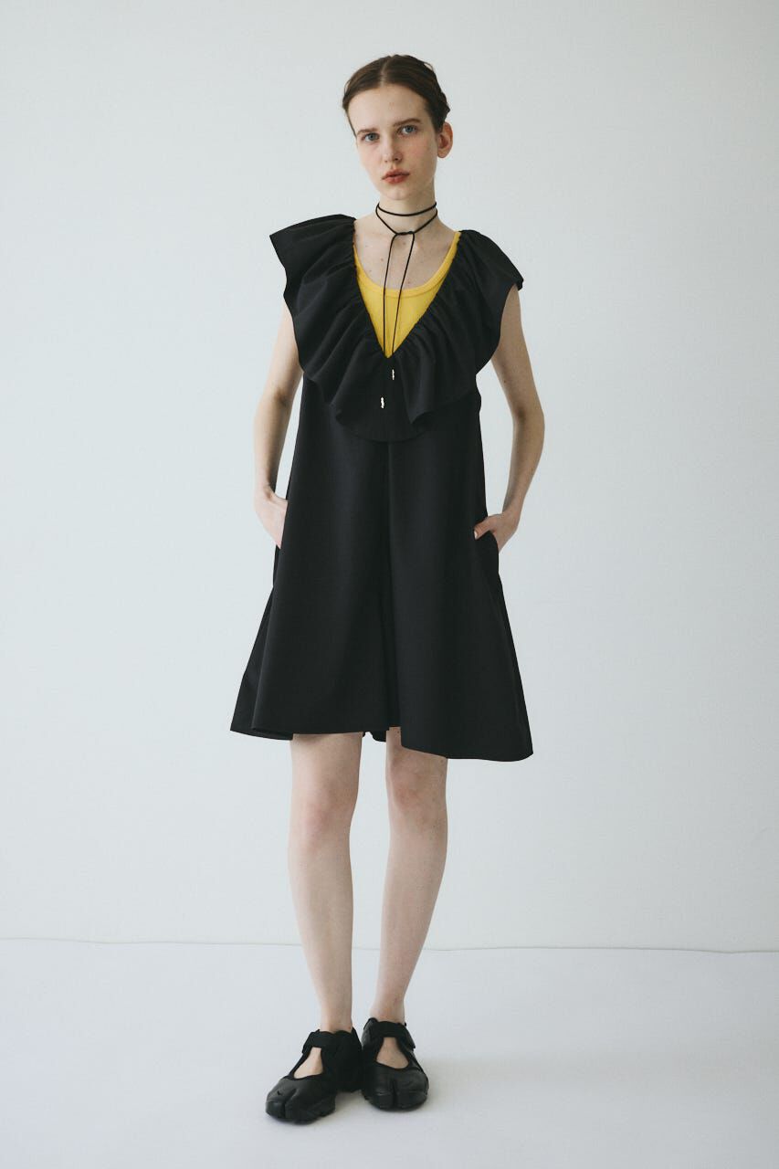 HeRIN.CYE「V neck frill all in one」|ワンピース|