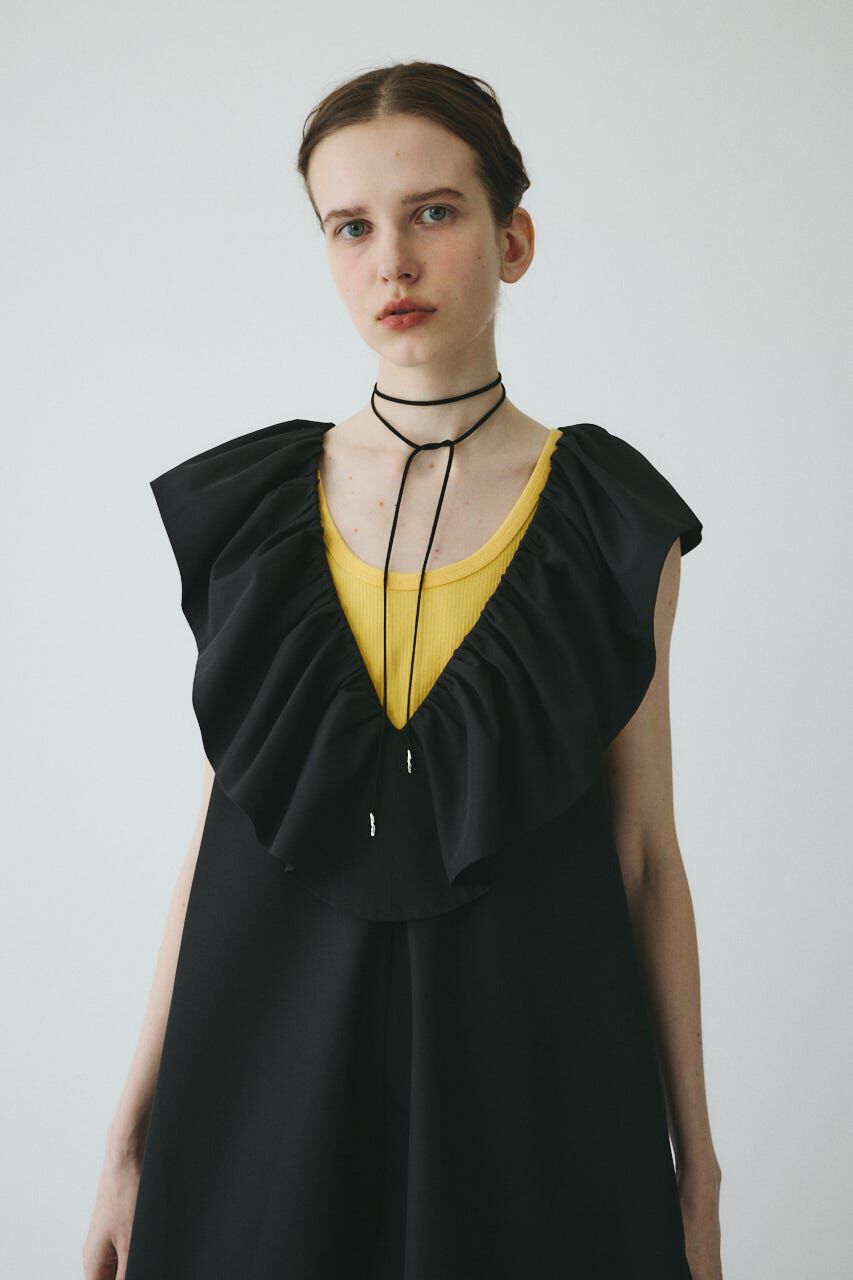 HeRIN.CYE「V neck frill all in one」|ワンピース|