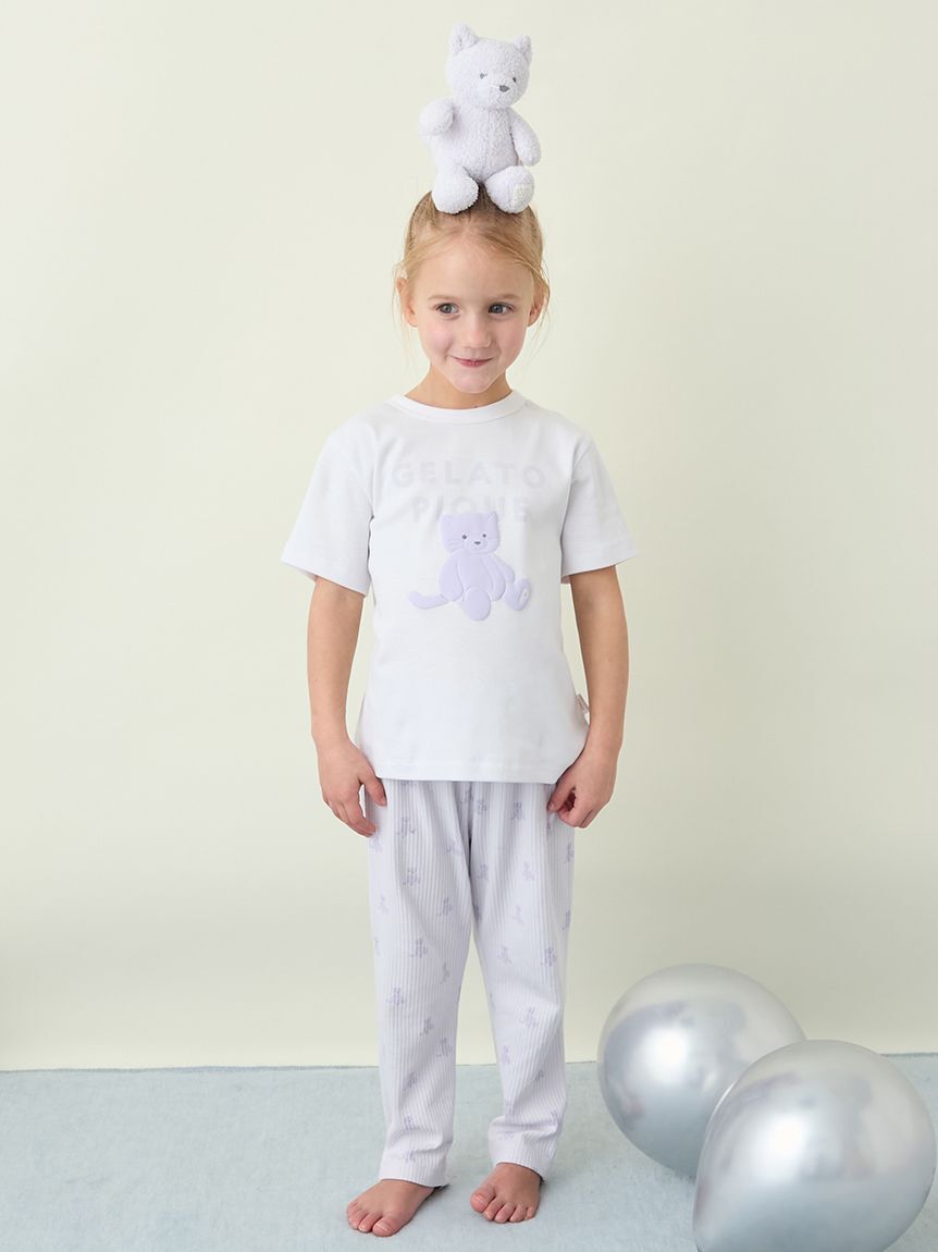 GELATO PIQUE KIDS & BABY「【KIDS】ぬいぐるみ柄ロングパンツ」|ルームウェア|