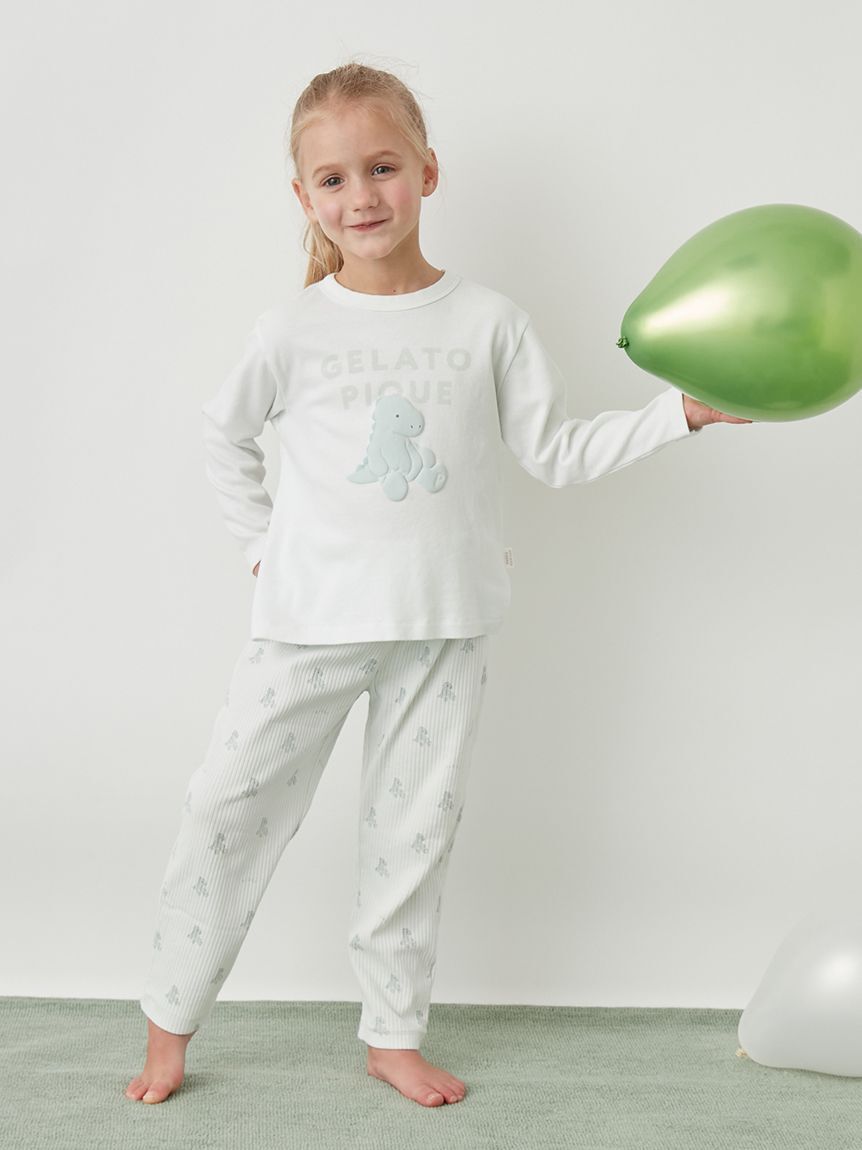 GELATO PIQUE KIDS & BABY「【KIDS】ぬいぐるみワンポイントロンT」|ルームウェア|