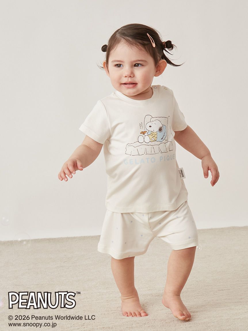 GELATO PIQUE KIDS & BABY「【PEANUTS】【BABY】【接触冷感】ワンポイントTシャツ」|その他ベビーウェア|