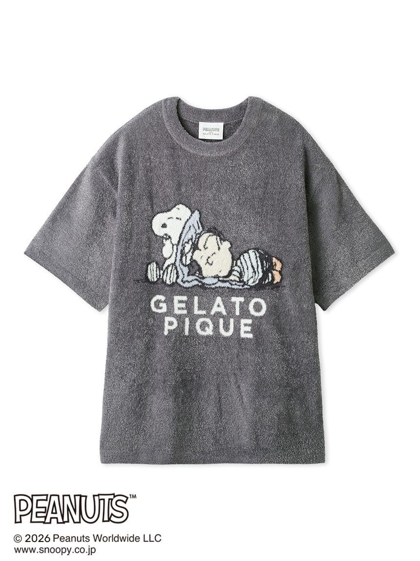 GELATO PIQUE HOMME「【PEANUTS】【HOMME】スムーズィージャガードプルオーバー」|プルオーバー|GRY