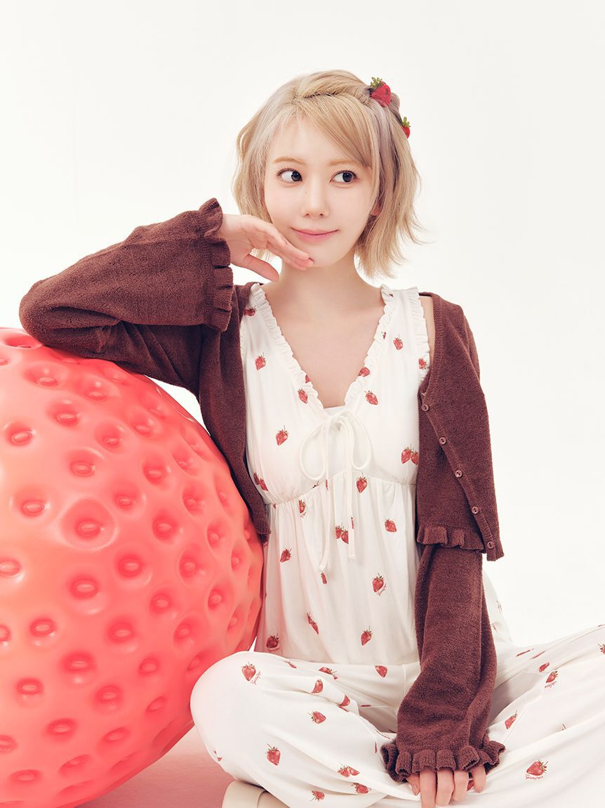 gelato pique「エアリーモコフリルカーディガン」|ルームウェア|BRW