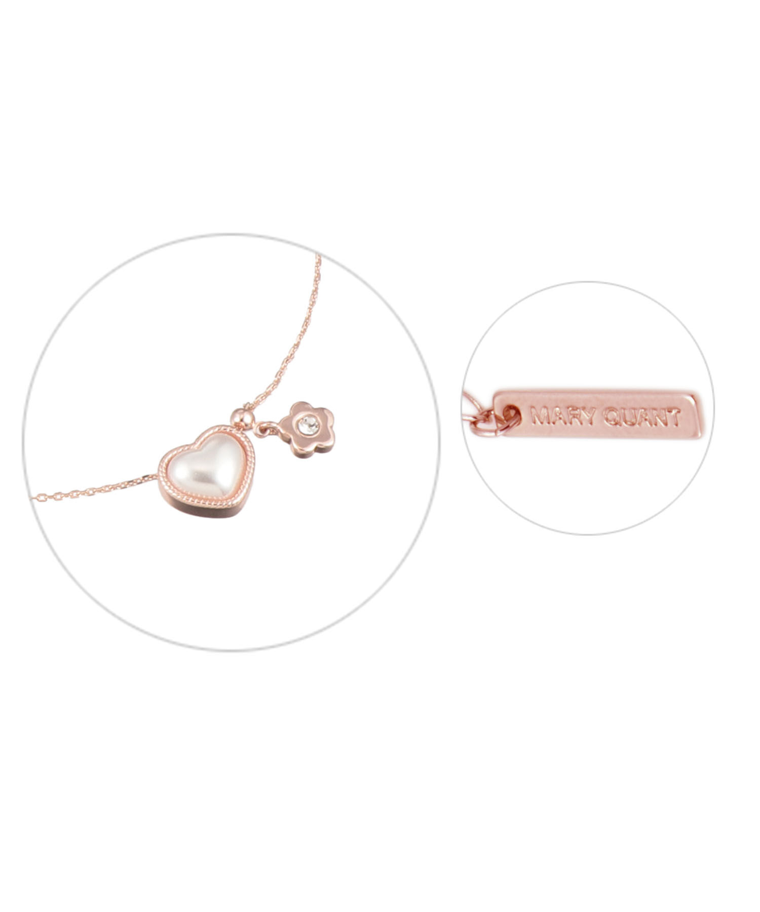 MARY QUANT「ハートパール ネックレス」|ネックレス|