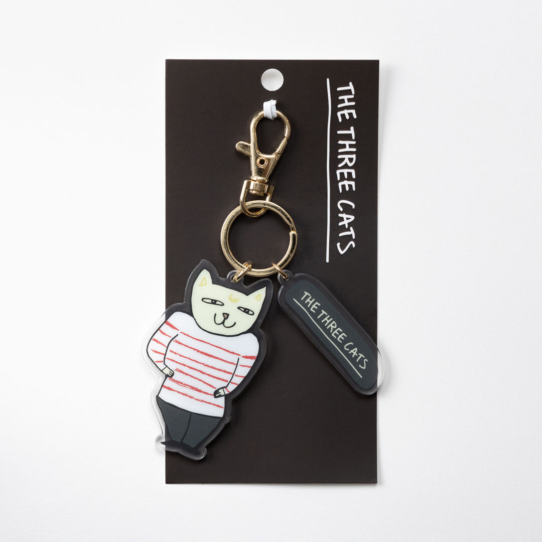  「THE THREE CATS アクリルキーホルダー」|チャーム・キーホルダー|