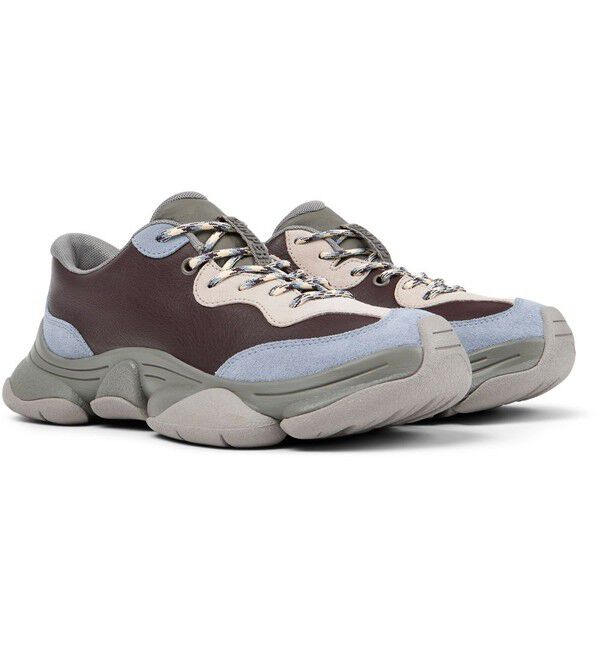 CAMPER「[カンペール] KARST 2 / レザースニーカー」|スニーカー|ダークブラウン